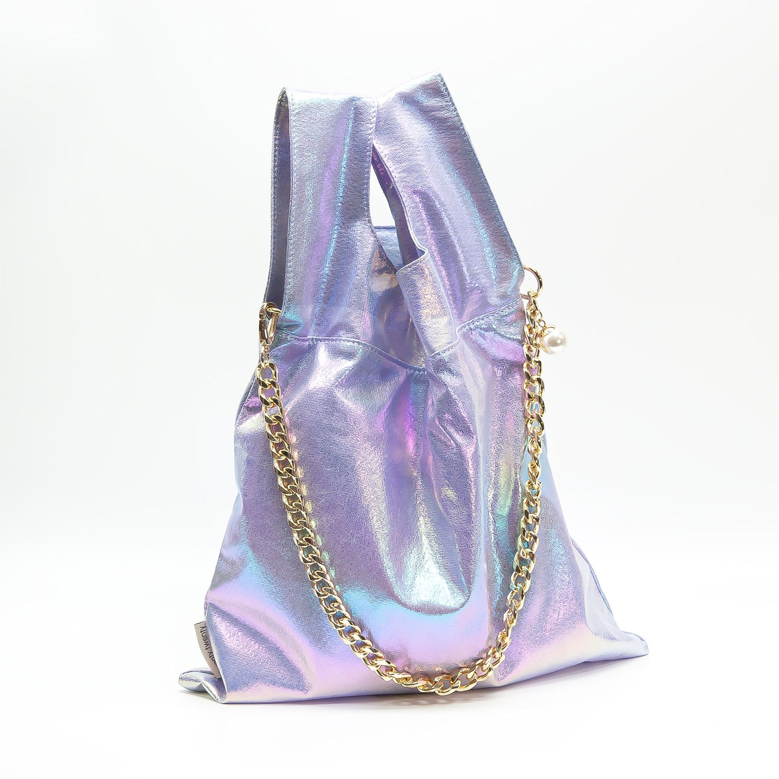 OM bag Metallic Lilac L