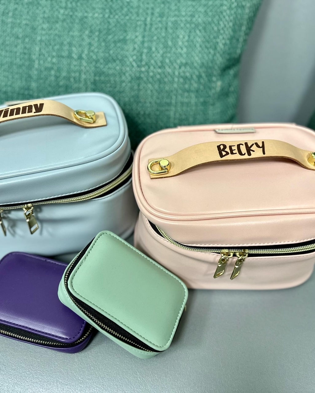 Vanity Case combo - blue