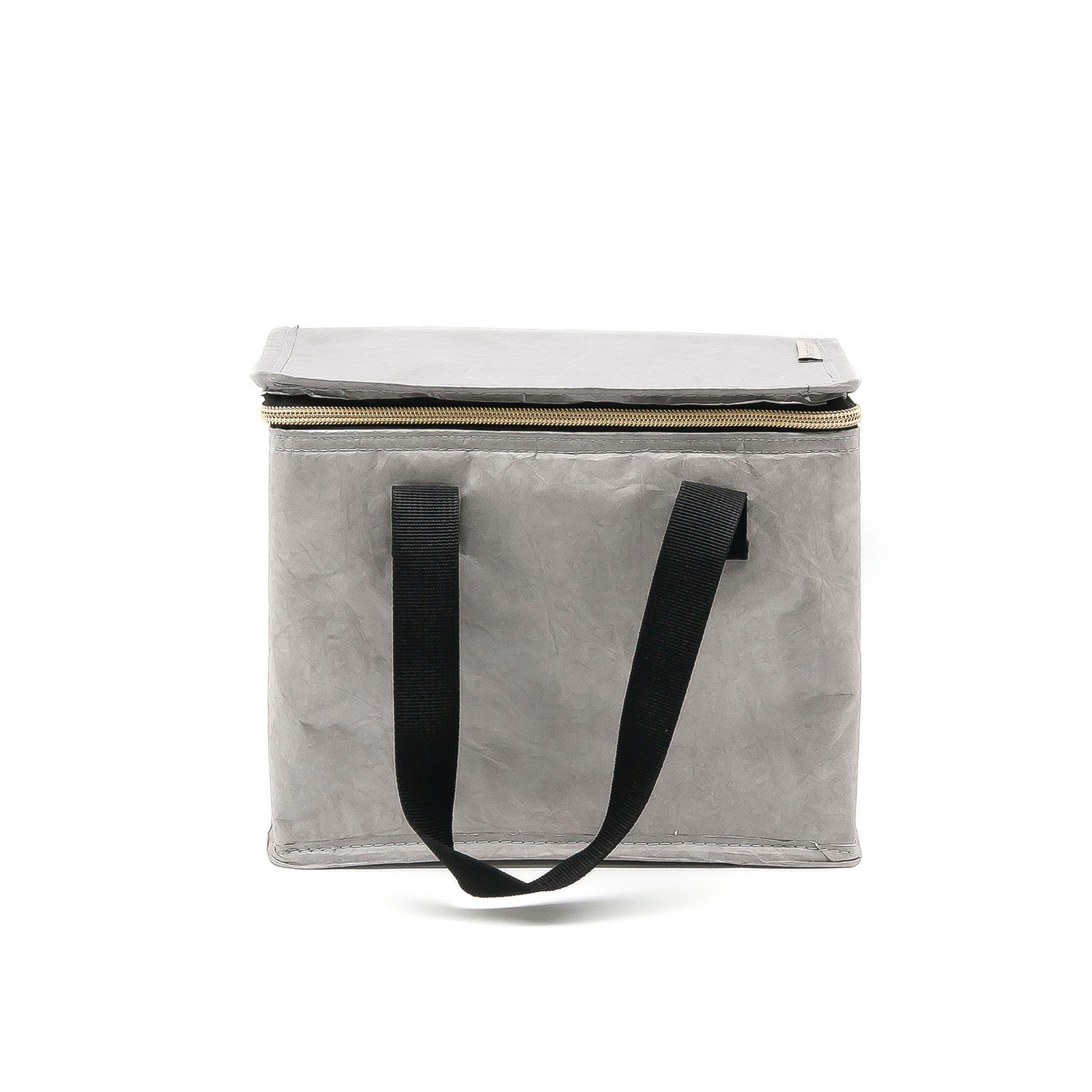 Dupont paper lunch bag with handle - gray