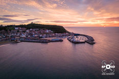 Scarborough Harbour Drone Photography