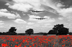 Two Lancasters Poppy Pass