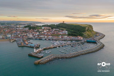 Scarborough Harbour drone photo