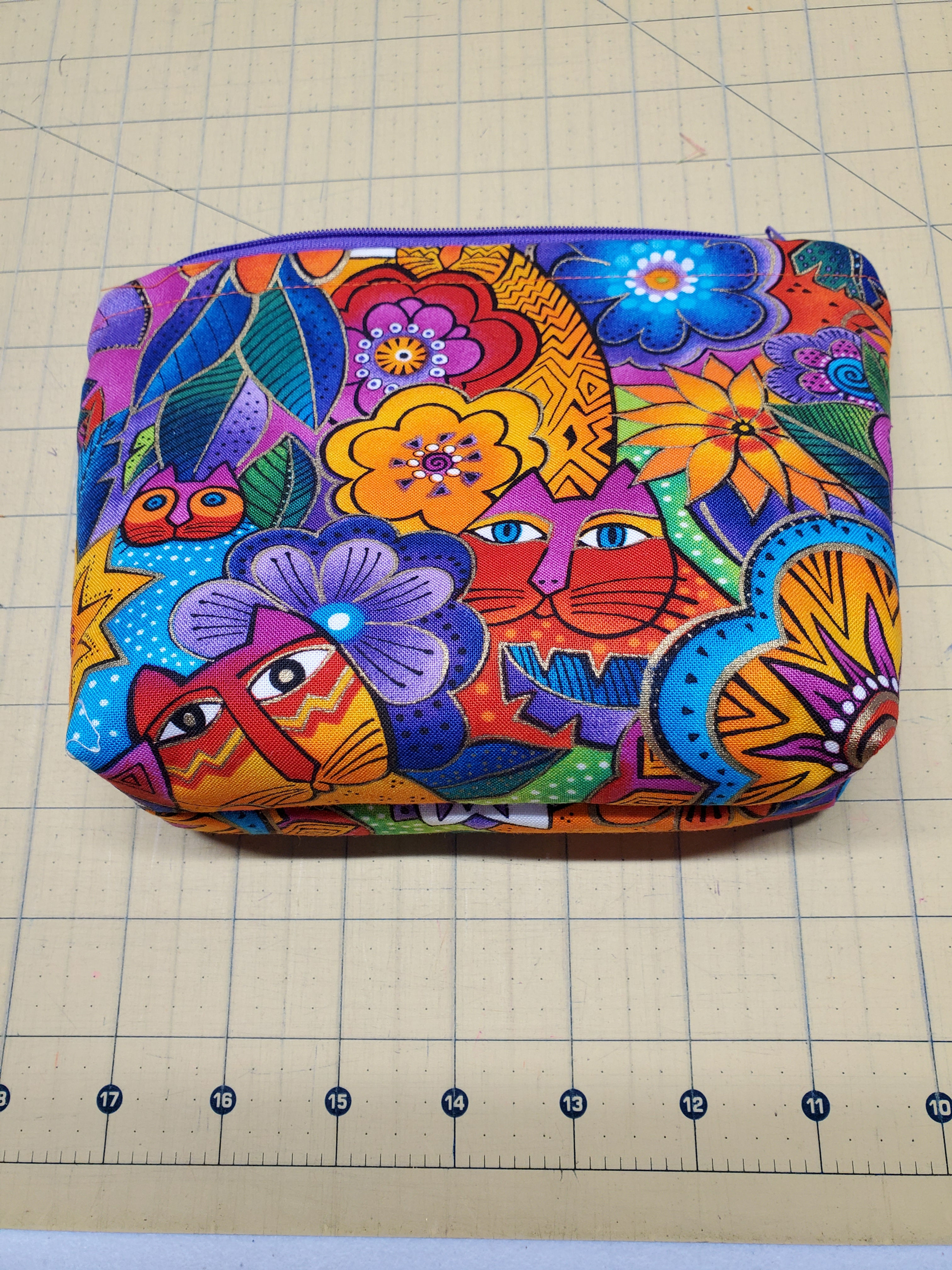 Crazy Cat Bag - Orange Inside