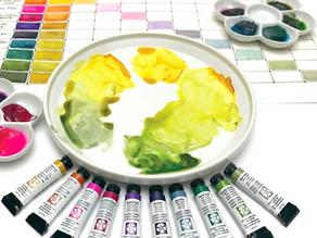 Daniel Smith Extra Fine Watercolor Paint Set, Palette, and Color Chart