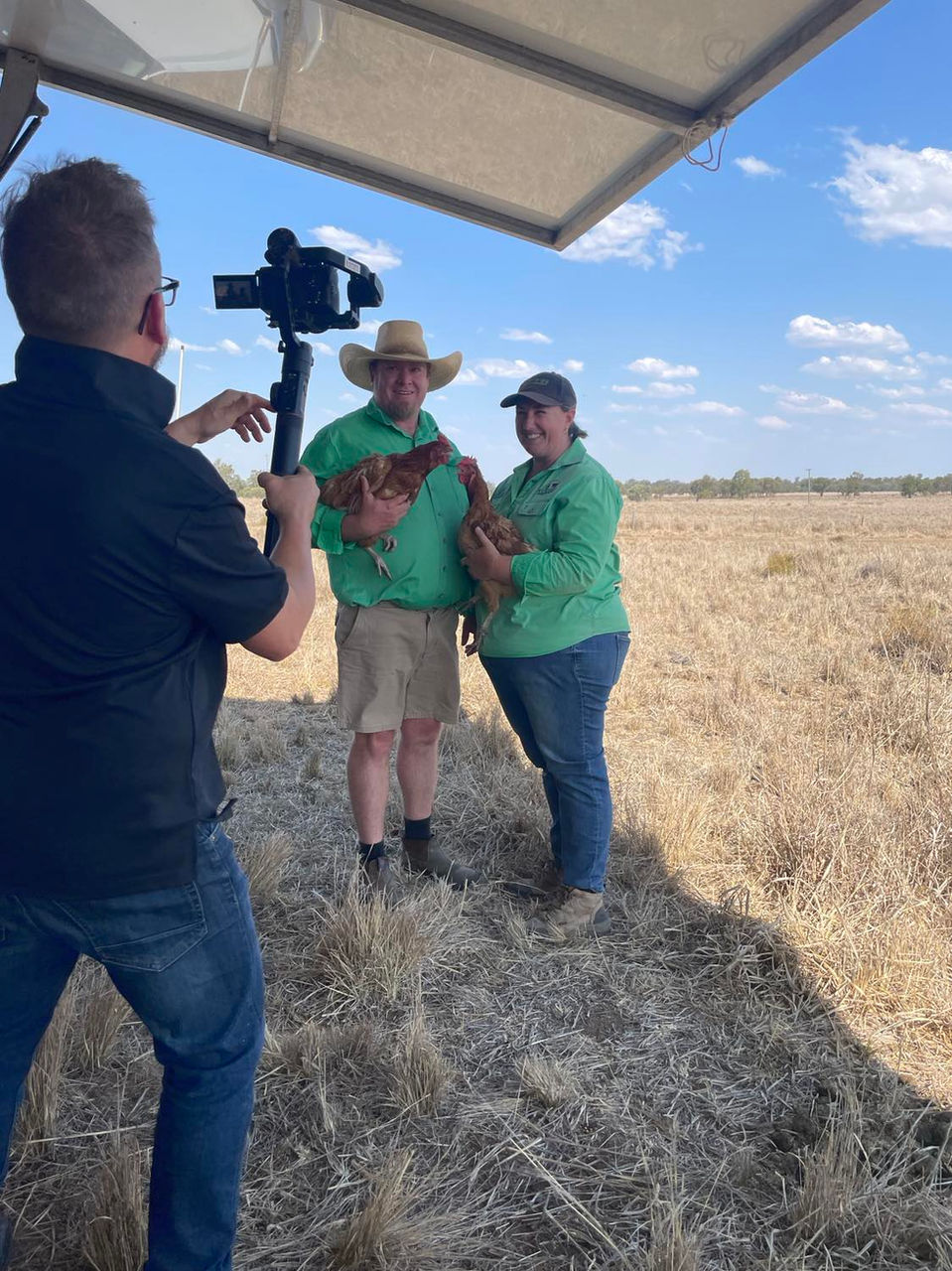 Filming at KC Ridge Farm