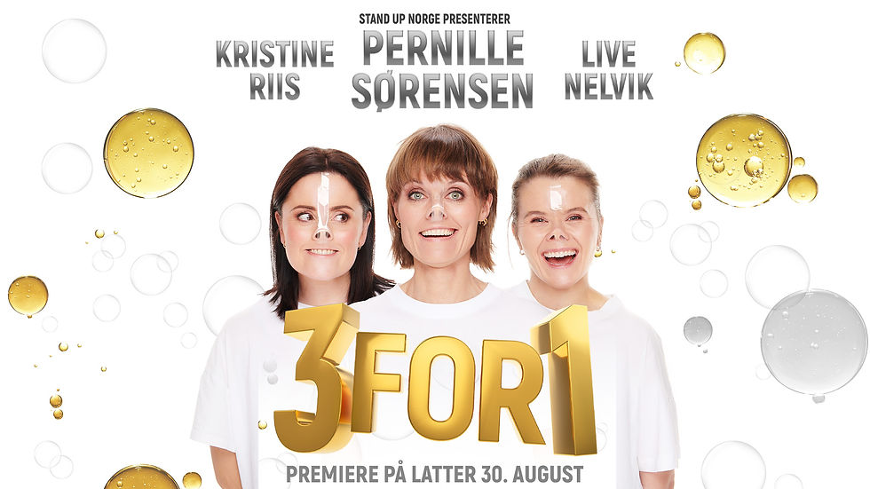 3 FOR 1 - MED PERNILLE SØRENSEN, LIVE NELVIK & KRISTINE RIIS