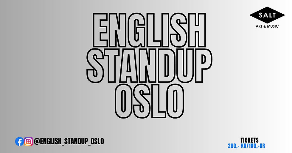 ENGLISH STANDUP OSLO