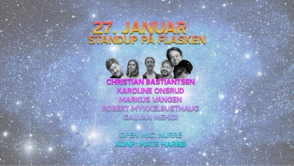 STANDUP PÅ FLASKEN
