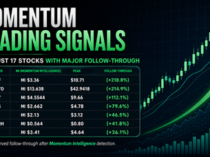 Momentum Trading Signals: 7 August 17 Stocks With Major Follow-Through