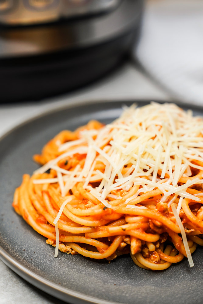 INSTANT POT SPAGHETTI