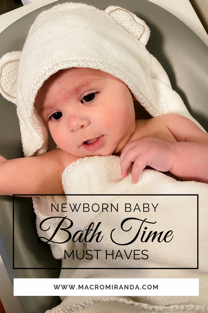 NEWBORN BABY BATH TIME MUST HAVES