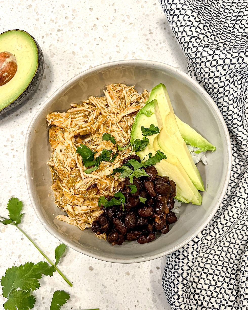 SALSA VERDE CHICKEN BURRITO BOWL