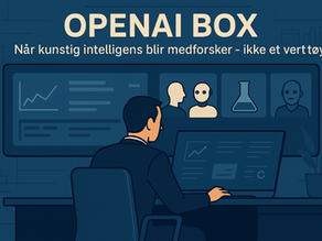 OpenAI Box: Når kunstig intelligens blir medforsker – ikke bare et verktøy