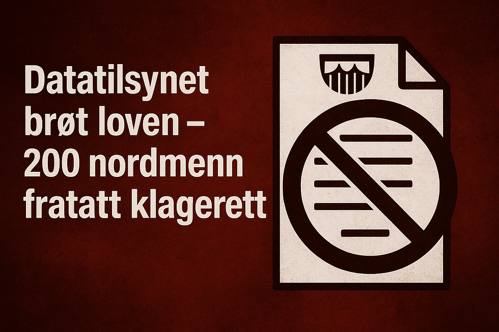 Datatilsynet bryter loven Aftenposten 6 august 2024