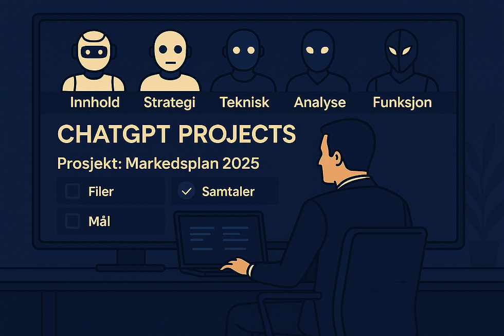 ChatGPT projects - din nye prosjektpartner