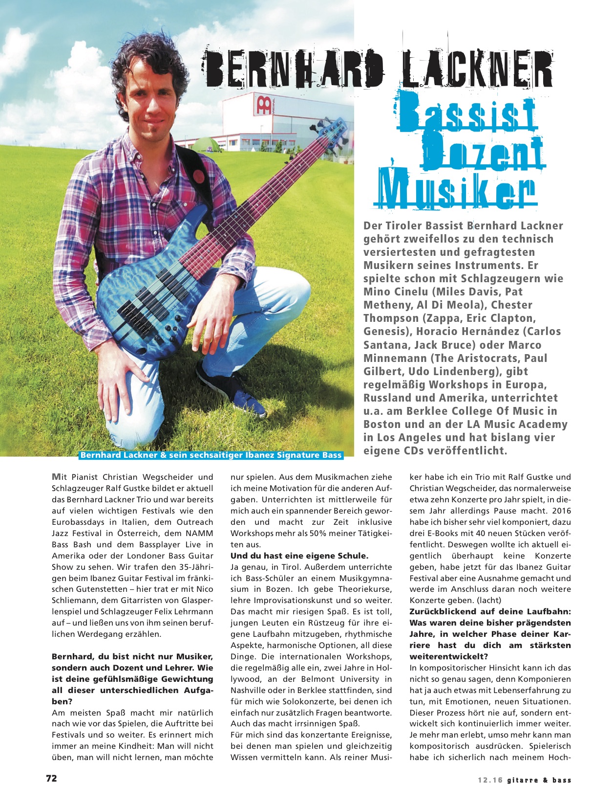 Gitarre & Bass Magazin