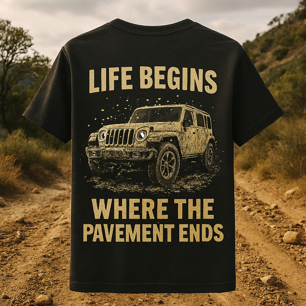 Life begins where the pavement ends