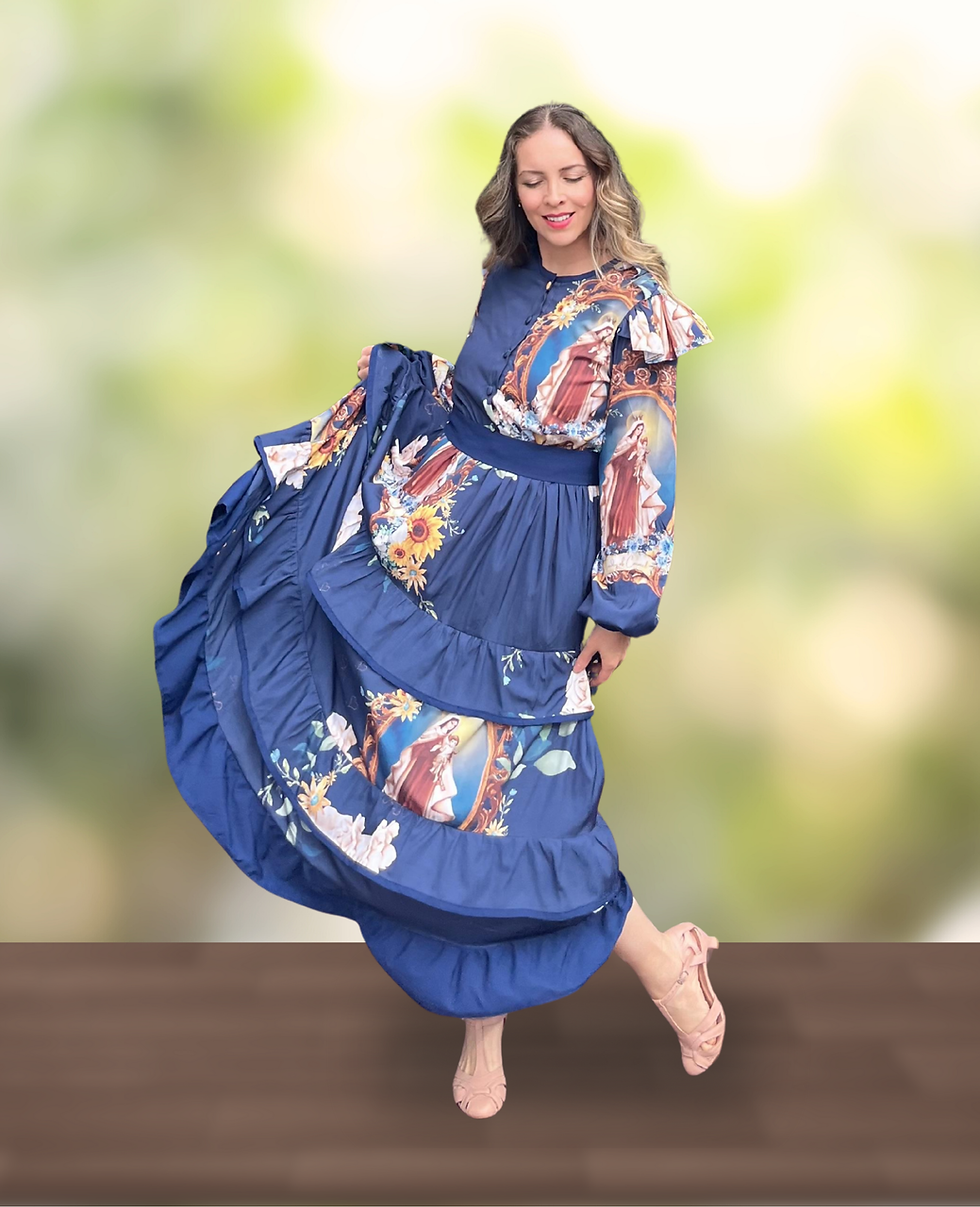Miniatura: Vestido com Babados