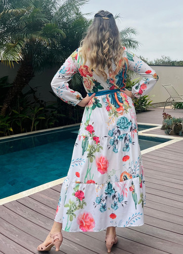 Vestido sem babados | Rainha do Céu Moda pra Rezar