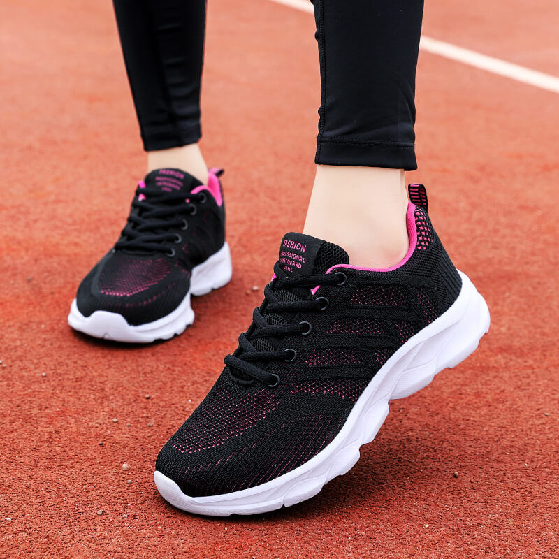 Thumbnail: New Sneakers Women Casual Shoes Fashion Breathable Walking Mesh Flat Shoes Women