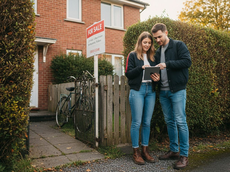 Couple viewing Kildare property for sale
