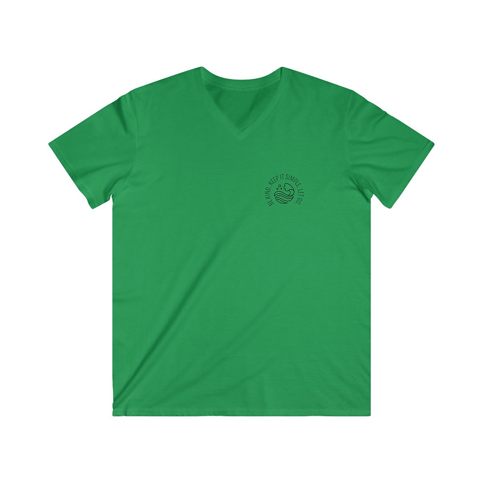 Thumbnail: Fitted V-Neck Tee - Logo