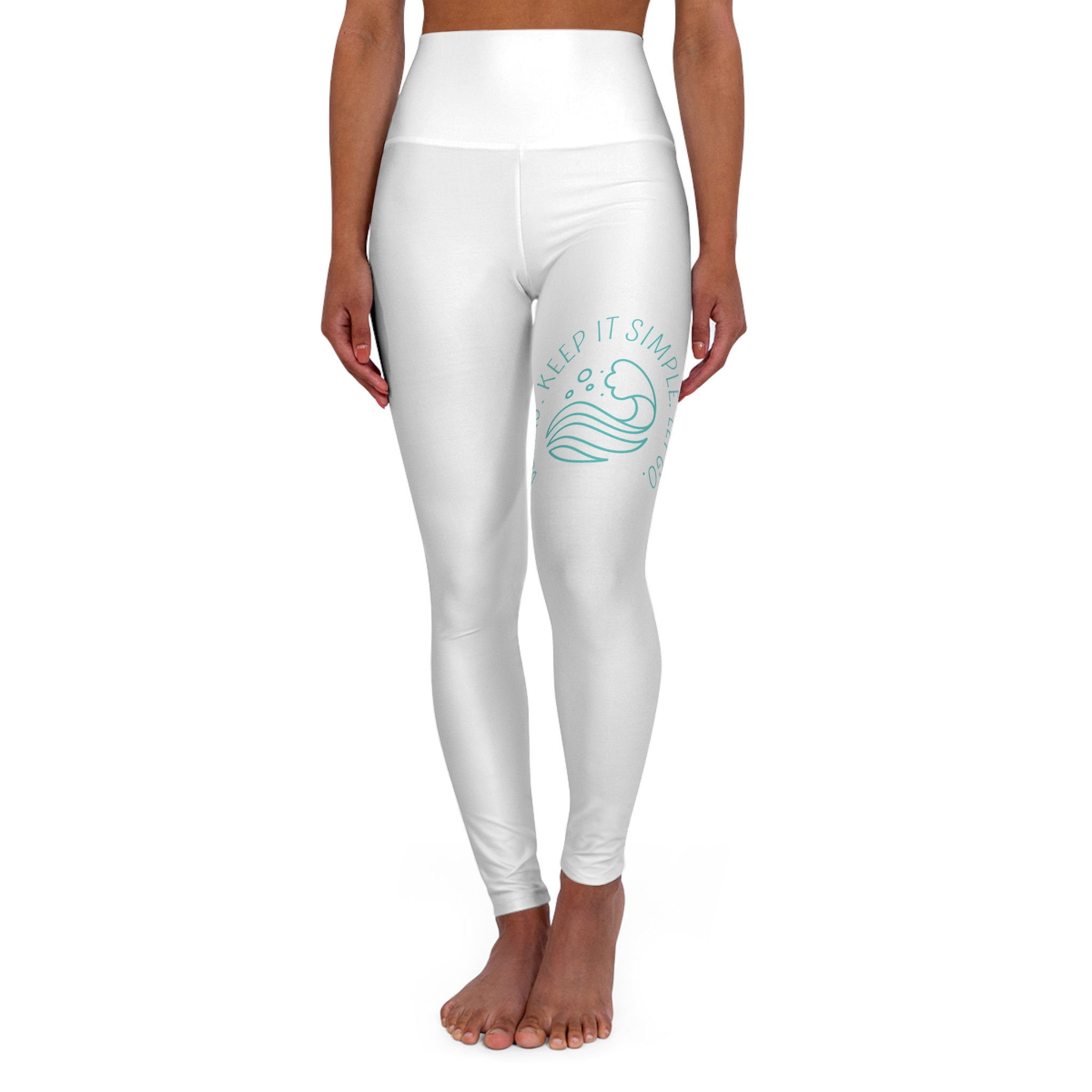 High Waisted Yoga Leggings (AOP)