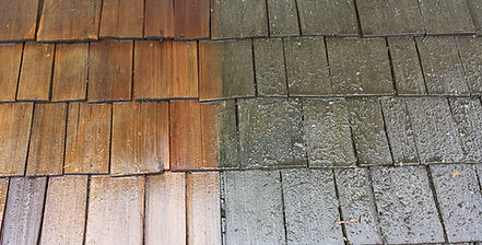cedar roof before and after