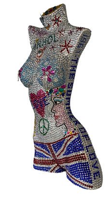 #rhinestone art  #mannequin  #jax  #jaxsparkle  #onlyoneintheworld
  #art #commission  #rhinestones #uniqueart 
#1969