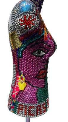 #rhinestone art  #mannequin  #jax  #jaxsparkle  #onlyoneintheworld
  #art #commission  #rhinestones #uniqueart 
#Picasso