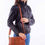 Thumbnail: Scully Leather Woven Cognac Crossbody Bag