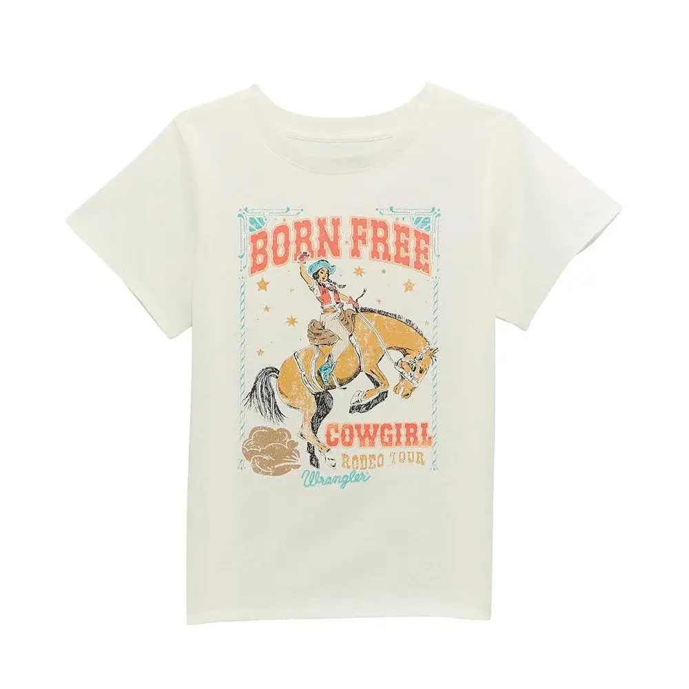 Wrangler Girls " Born Free" T-Shirt