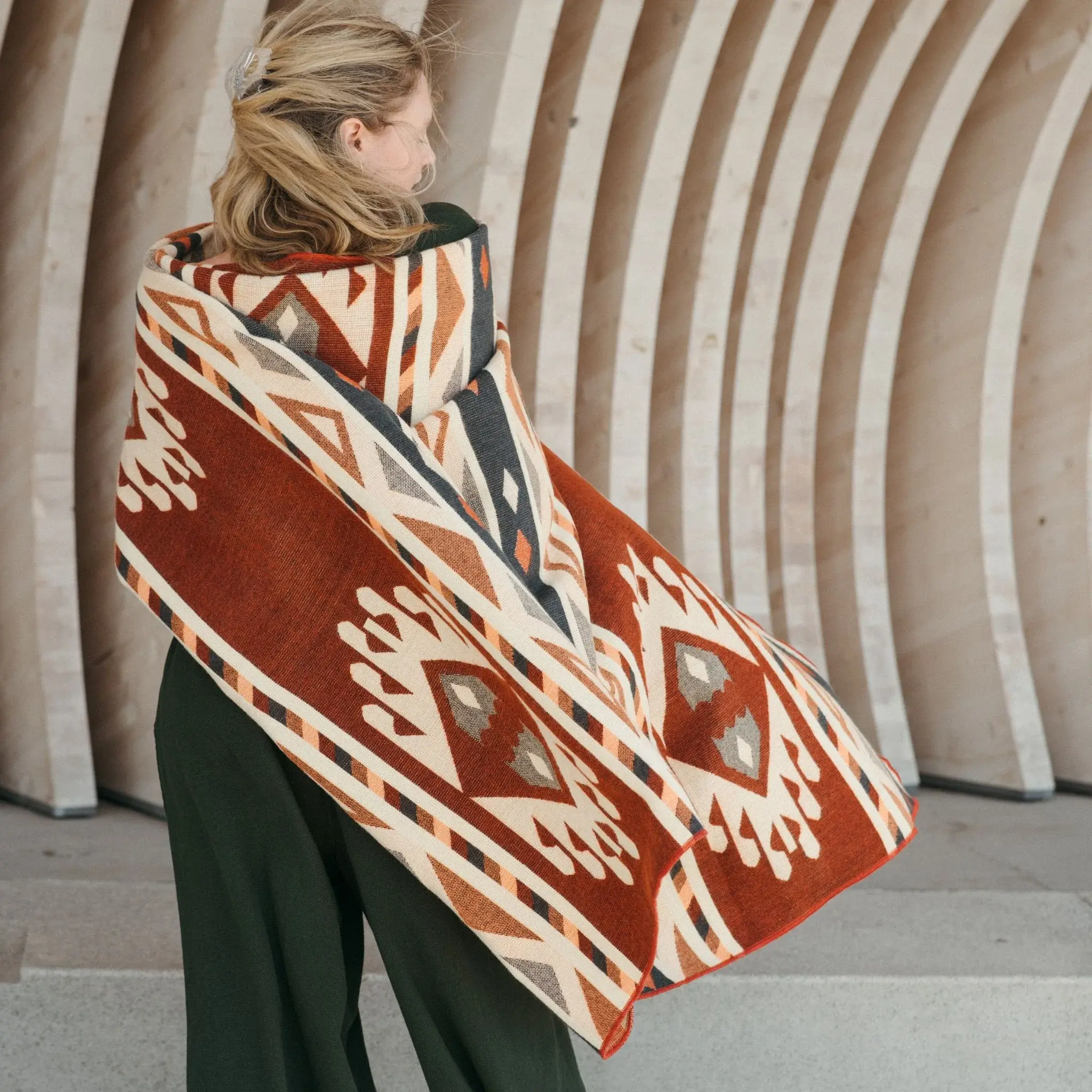 Pokoloko Southwest Blanket - Blaze