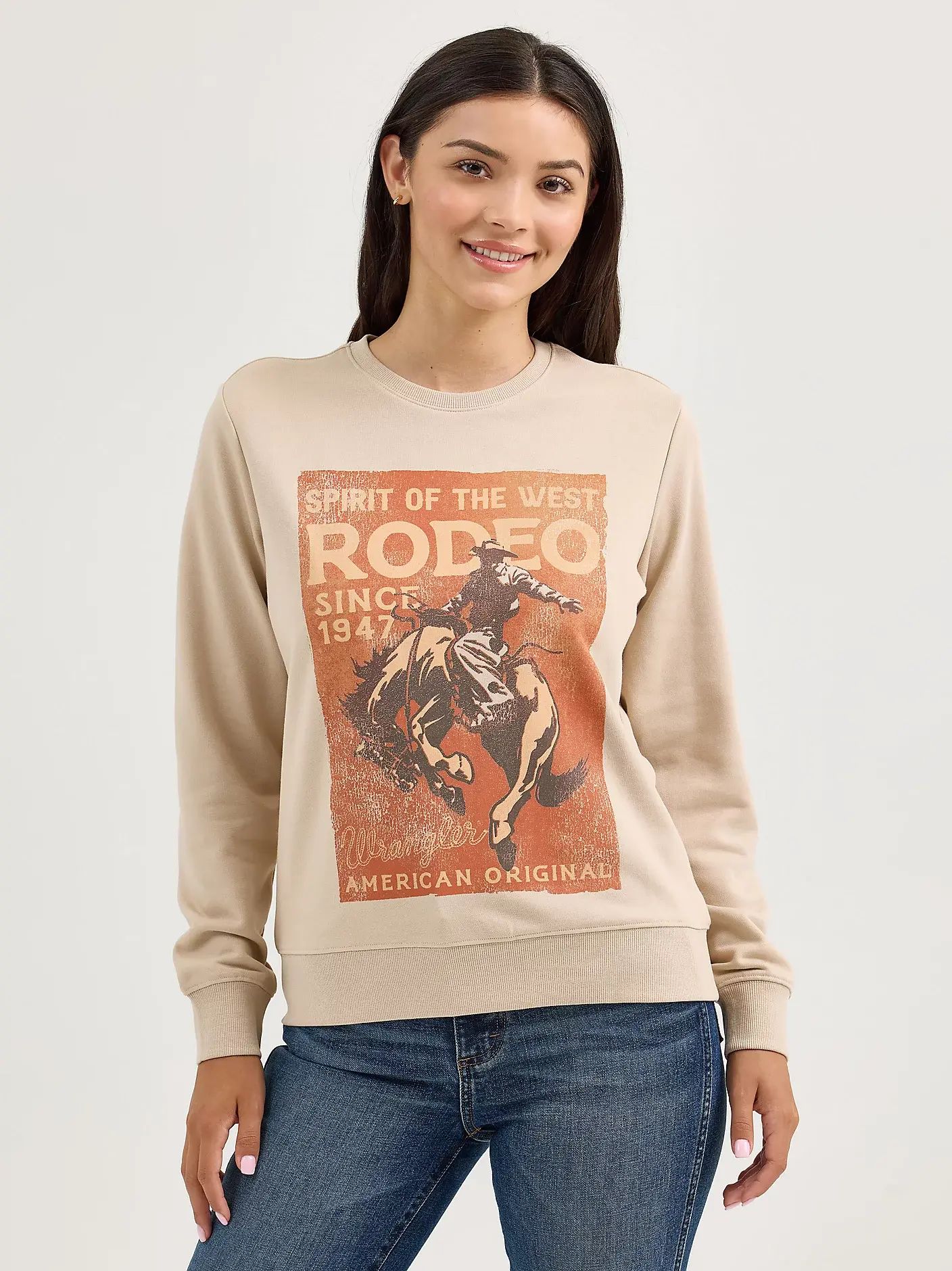 Wrangler Ladies 'Spirit of the West Rodeo' Crewneck Sweatshirt