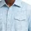 Thumbnail: Wrangler Men's Retro Modern Fit Blue Pattern Snap Shirt
