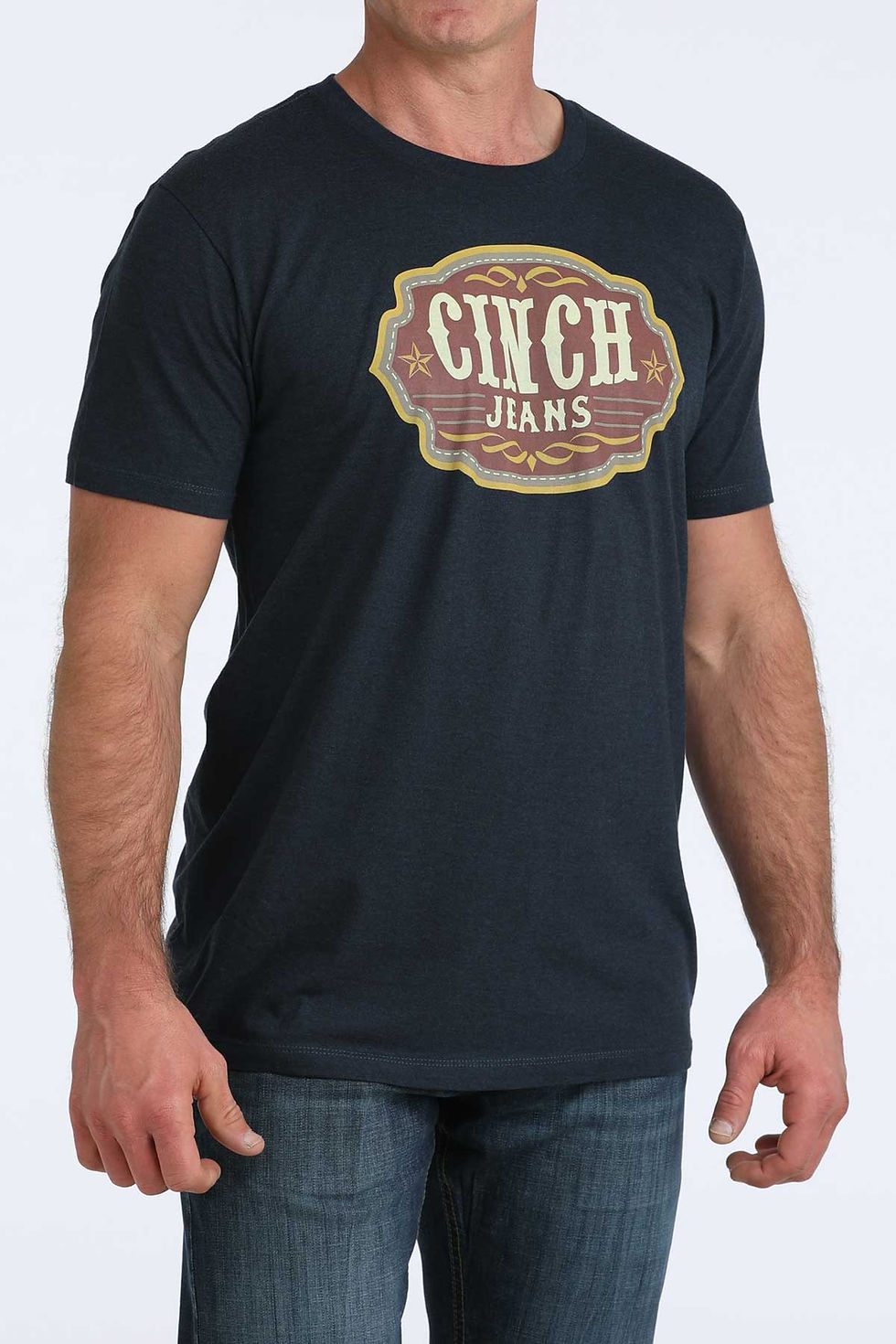 Thumbnail: Cinch Men's Navy Logo T-Shirt