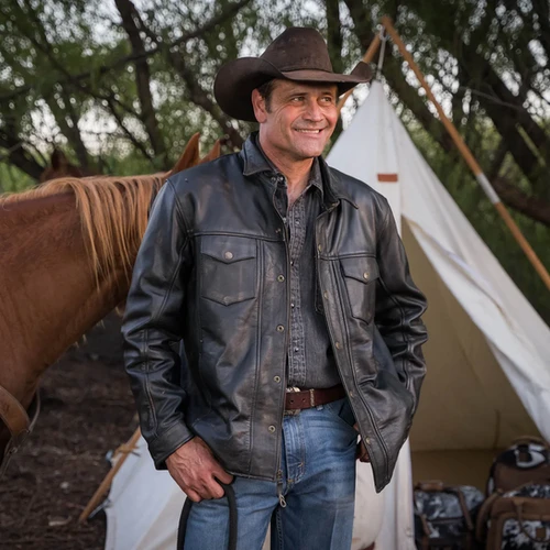 STS Men's Rancher Black Jacket | The Cowboys Choice