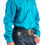 Thumbnail: Cinch Men's Solid Turquoise Button Down Western Shirt