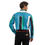 Thumbnail: Wrangler Mens Blue Vintage Inspired Brushed Popper Snap Western Shirt
