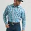 Thumbnail: Wrangler Men's 20X Competition Advanced Comfort Sky Plaid Snap Western Shirt