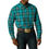 Thumbnail: Ariat Men's Pro Series Bear Classic Fit Teal Plaid Shirt