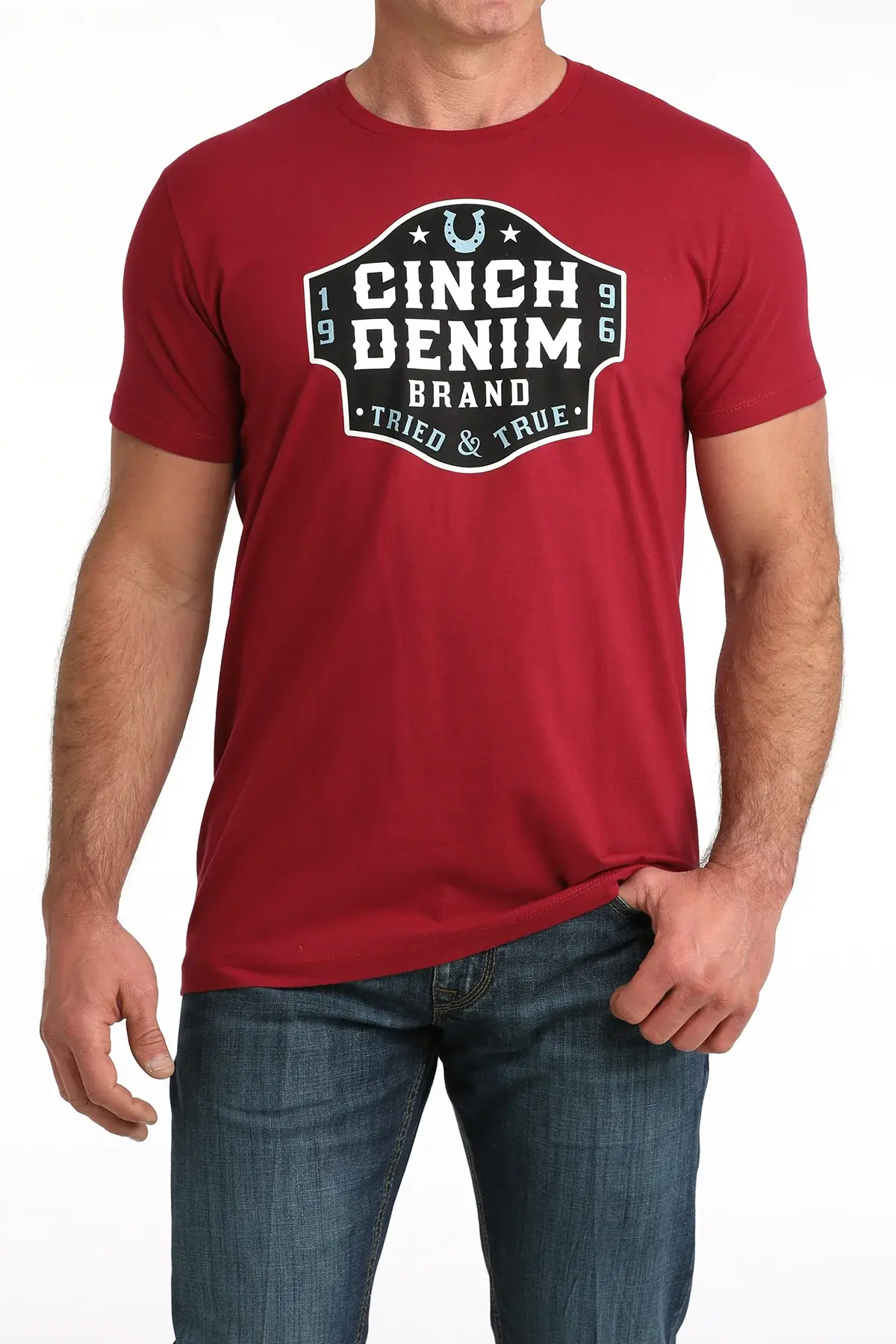 Cinch Men's "Tried & True" Red Graphic T-Shirt