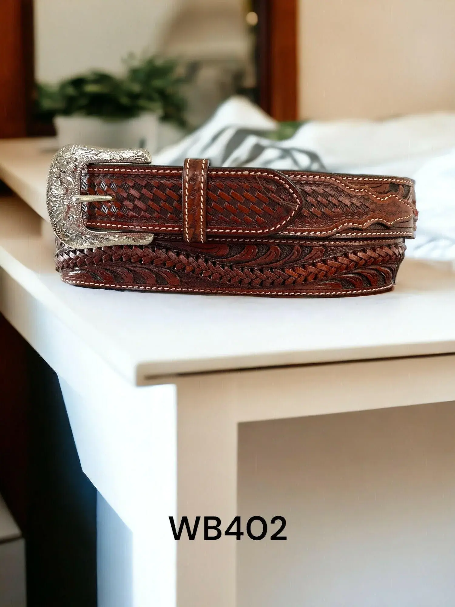 Ranger Belt Co. Basket Weave with Braid