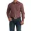 Thumbnail: Cinch Men's Modern Fit Burgundy Print Snap Shirt