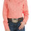 Thumbnail: Cinch Ladies Coral Paisley Button Western Shirt