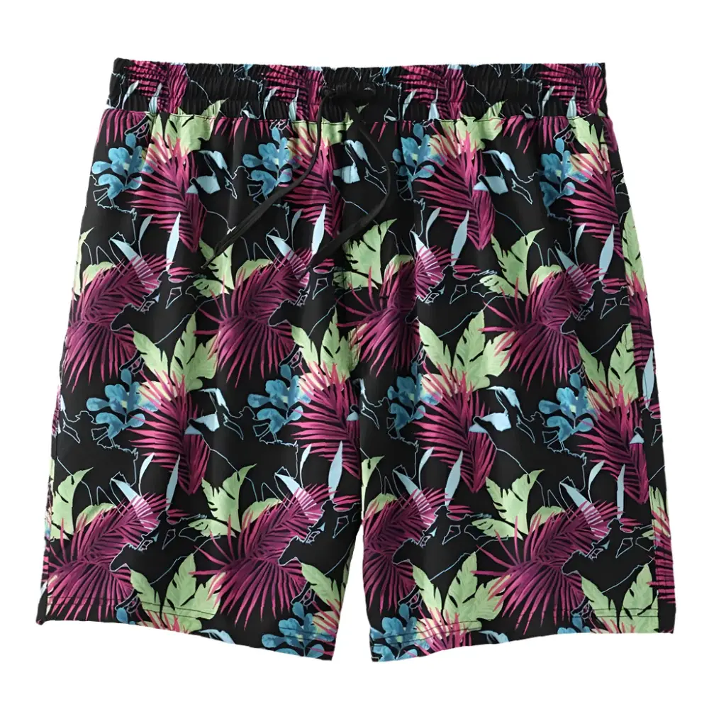 Cinch Men's Floral Bronc Swim Shorts