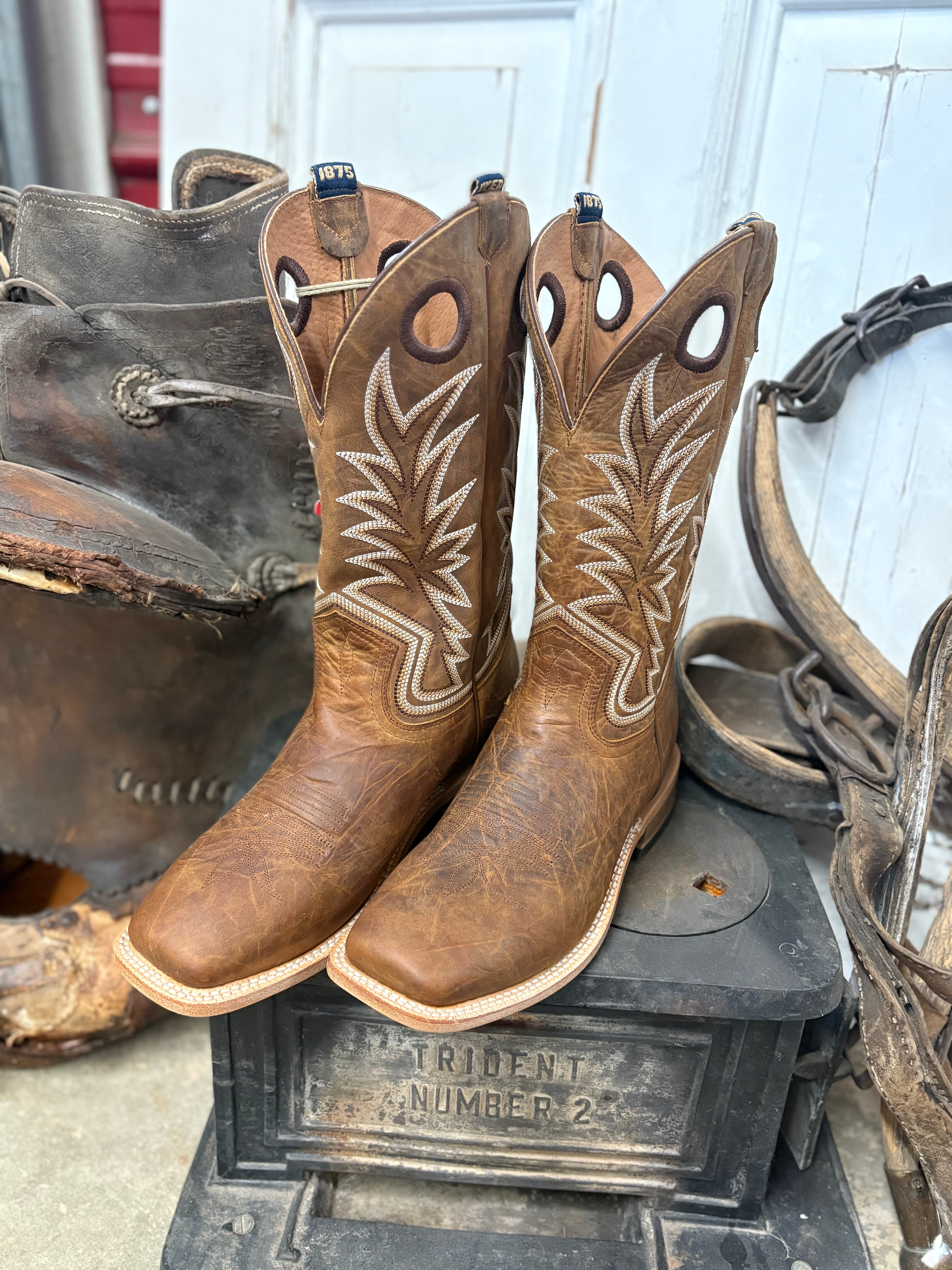 Hyer Men's Walton 13" Tan Cowboy Boot HM11044