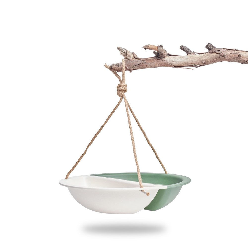 Hanging Half-moon bird feeder