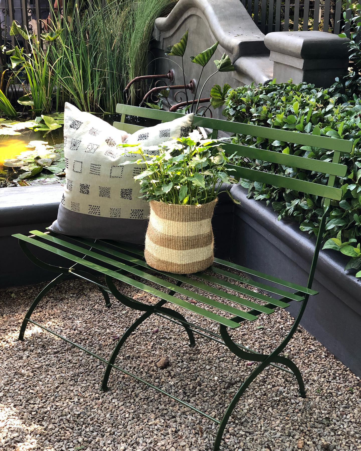 Bistro Two Seat Bench Without Arms