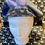 Thumbnail: Front view of model wearing blue baker boy hat
